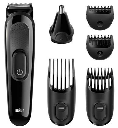 BRAUN Rifinitore Braun MultiGrooming kit 6 in 1 (MGK3020) barba e capelli 